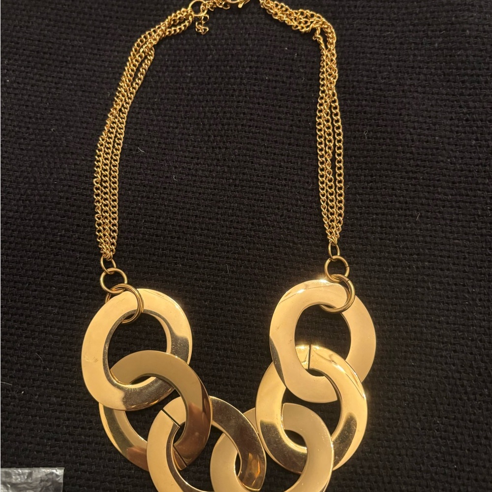Gold Chain Link Necklace
